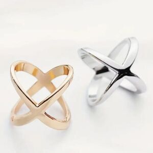 Scarf Ring Clips Stylish Multifunctional Cross Clips for shirts or Curtains